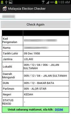 Play Malaysia Election Checker