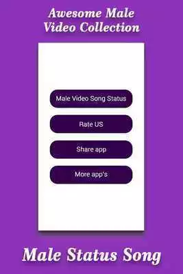 Play Male voice video song status : lyrical video songs