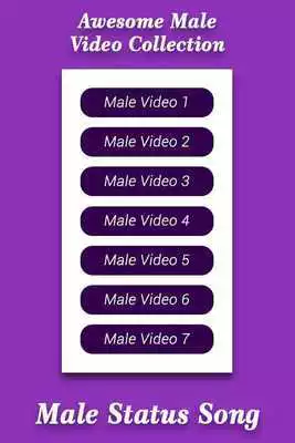 Play Male voice video song status : lyrical video songs