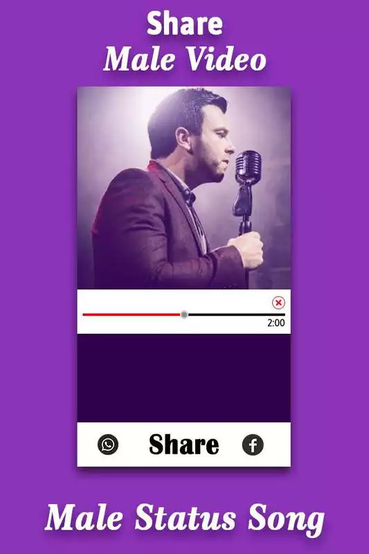 Play Male voice video song status : lyrical video songs