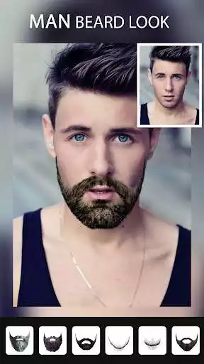 Play Man Beard and Hair Style