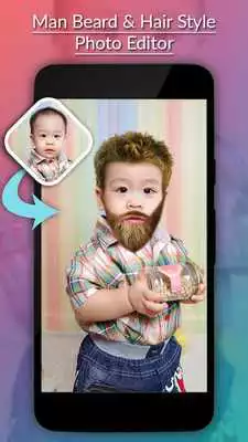 Play Man Beard and Hair Style