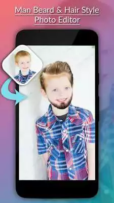 Play Man Beard and Hair Style