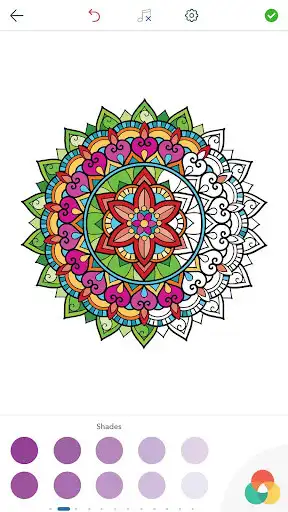 Play Mandala Coloring Pages as an online game Mandala Coloring Pages with UptoPlay