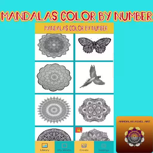 Play Mandala Pixel Art Color By Number  and enjoy Mandala Pixel Art Color By Number with UptoPlay