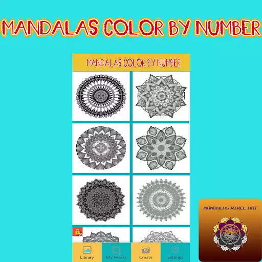 Play Mandala Pixel Art Color By Number as an online game Mandala Pixel Art Color By Number with UptoPlay