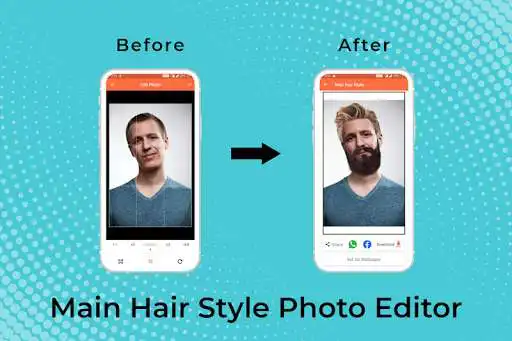 Play Man Photo Editor : HairStyle Beard Mustache Hat  and enjoy Man Photo Editor : HairStyle Beard Mustache Hat with UptoPlay