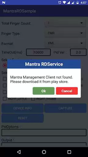 Play Mantra RD Service