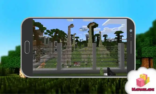 Play Map Jurassic World in Minecraft