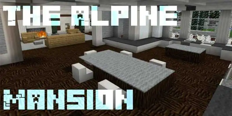 Play MAP MCPE The Alpine Mansion