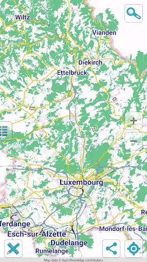 Play Map of Luxembourg offline