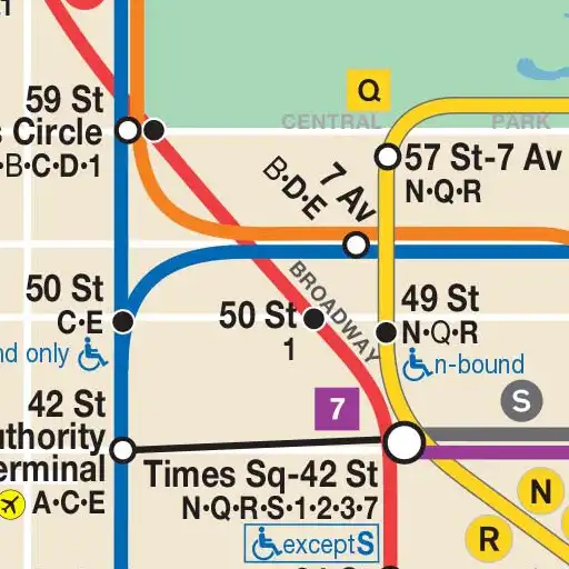 Free play online Map of NYC Subway: offline MTA APK