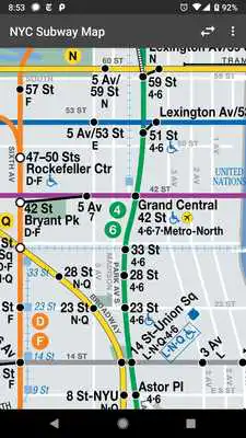 Play Map of NYC Subway: offline MTA