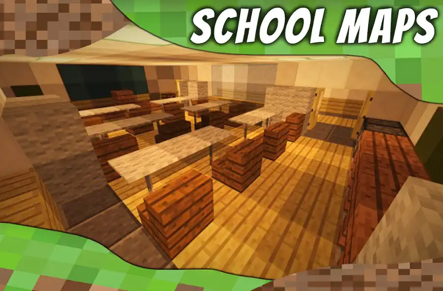 Play Maps School for MCPE as an online game Maps School for MCPE with UptoPlay