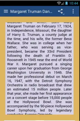 Play Margaret Truman