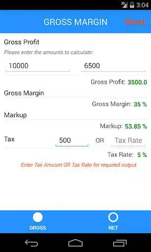 Play Margin Calculator (Gross/Net) as an online game Margin Calculator (Gross/Net) with UptoPlay