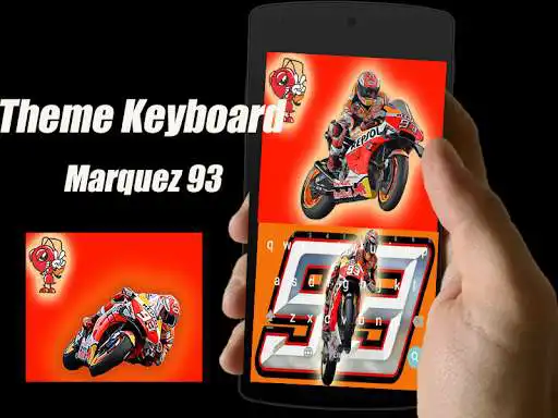 Play Marquez 93 Keyboard Theme 2020  and enjoy Marquez 93 Keyboard Theme 2020 with UptoPlay