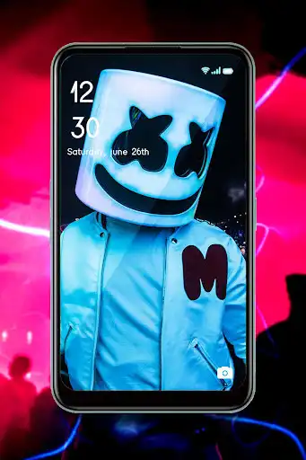 Play Marshmello HD wallpaper as an online game Marshmello HD wallpaper with UptoPlay