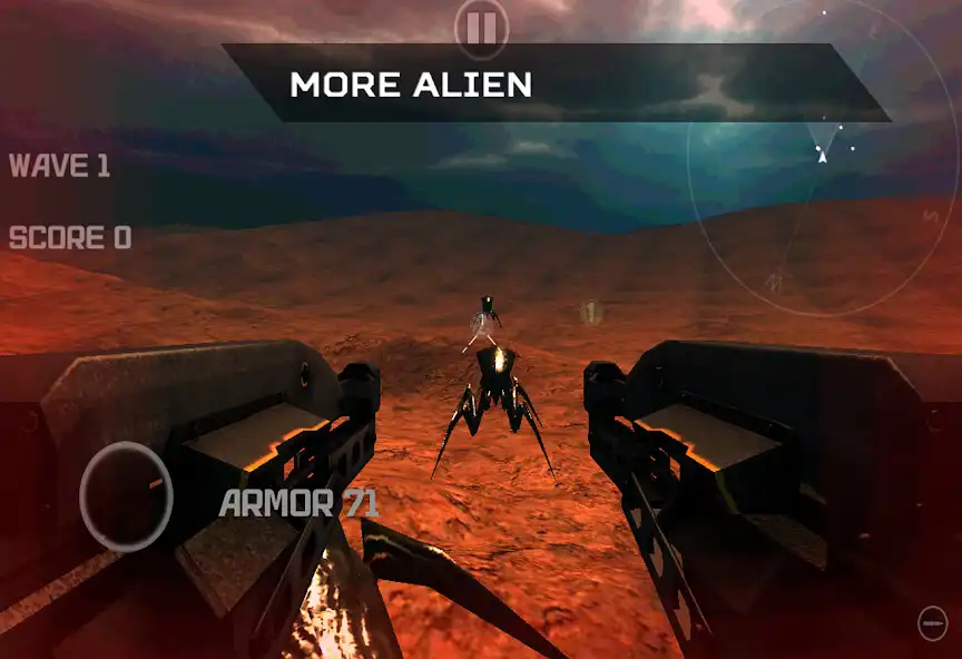 Play Mars War Alien Shooter as an online game Mars War Alien Shooter with UptoPlay