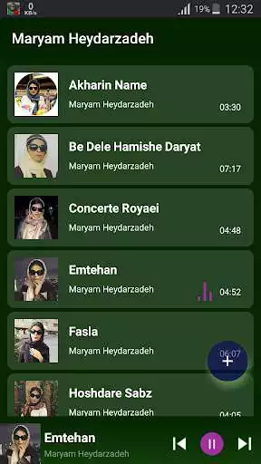 Play Maryam Heydarzadeh - songs offline  and enjoy Maryam Heydarzadeh - songs offline with UptoPlay