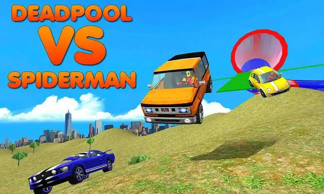 Play Master Superheroes Car Race