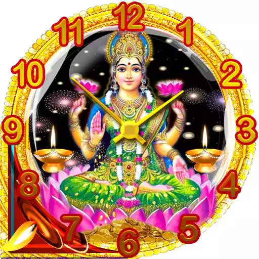 Play Mata Lakshmi Clock Lockscreen - Live Wallpaper APK