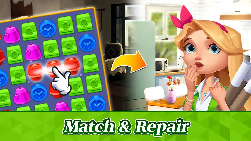 Play Match Puzzle House as an online game Match Puzzle House with UptoPlay