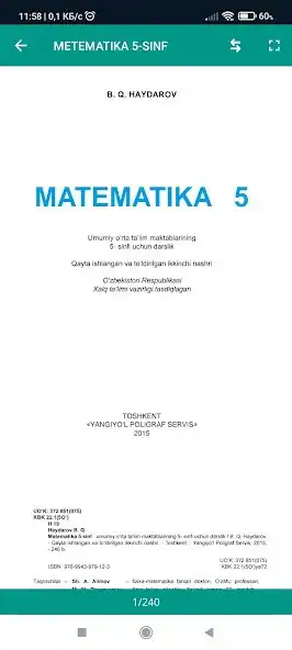 Play Matematika 5-sinf as an online game Matematika 5-sinf with UptoPlay