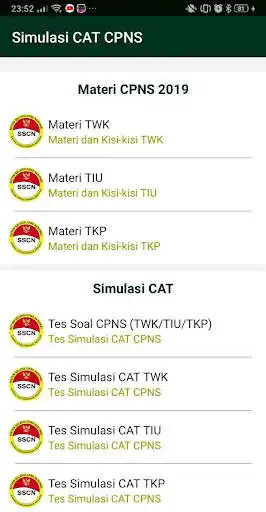 Play Materi & Simulasi CAT CPNS 2021 Lengkap as an online game Materi & Simulasi CAT CPNS 2021 Lengkap with UptoPlay