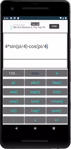 Play Math Calculator as an online game Math Calculator with UptoPlay