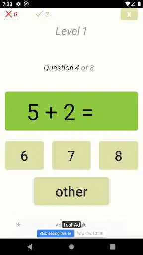 Play Math Counting Test (addition and subtraction) as an online game Math Counting Test (addition and subtraction) with UptoPlay