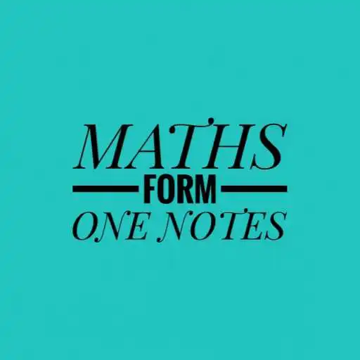 Play Mathematics: form one notes APK