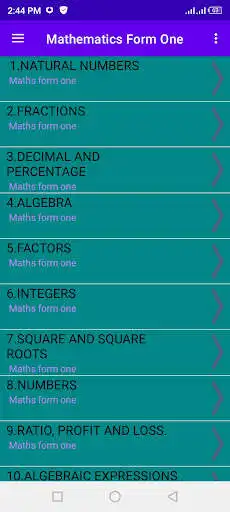 Play Mathematics: form one notes as an online game Mathematics: form one notes with UptoPlay