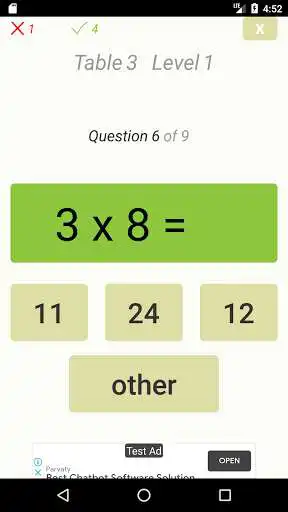 Play Math Mult Test Game (Multiplication and Division) as an online game Math Mult Test Game (Multiplication and Division) with UptoPlay