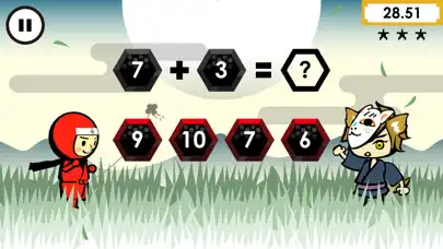 Play Math Ninjas  and enjoy Math Ninjas with UptoPlay