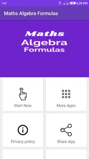 Play Maths Algebra formulas