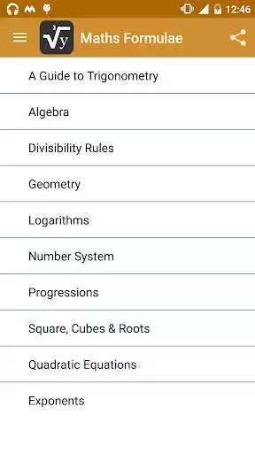 Play MATHS FORMULA REFERENCE FREE