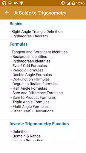 Play MATHS FORMULA REFERENCE FREE