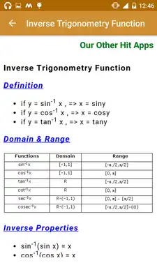 Play MATHS FORMULA REFERENCE FREE