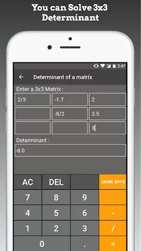 Play Matrix Determinant Calculator as an online game Matrix Determinant Calculator with UptoPlay