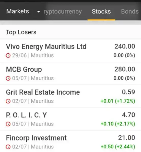 Play Mauritius Stock Exchange as an online game Mauritius Stock Exchange with UptoPlay