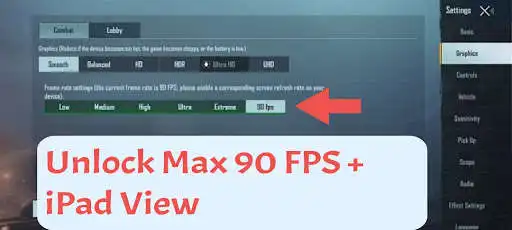 Play Max 90 fps + iPad View - PUBG  and enjoy Max 90 fps + iPad View - PUBG with UptoPlay