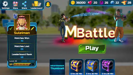 Play MBattle as an online game MBattle with UptoPlay