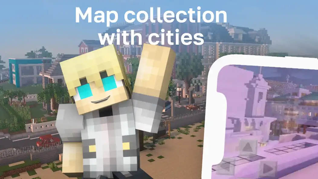 Play Mcpe Maps of City  and enjoy Mcpe Maps of City with UptoPlay