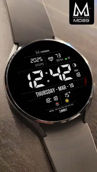 Play MD89 Minimal Digital watchface  and enjoy MD89 Minimal Digital watchface with UptoPlay