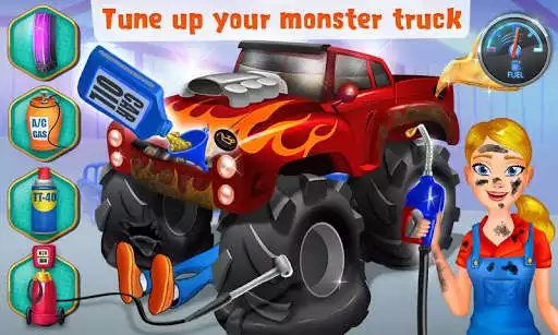 Play Mechanic Mike - Monster Truck  and enjoy Mechanic Mike - Monster Truck with UptoPlay