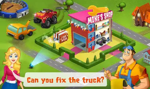 Play Mechanic Mike - Monster Truck as an online game Mechanic Mike - Monster Truck with UptoPlay