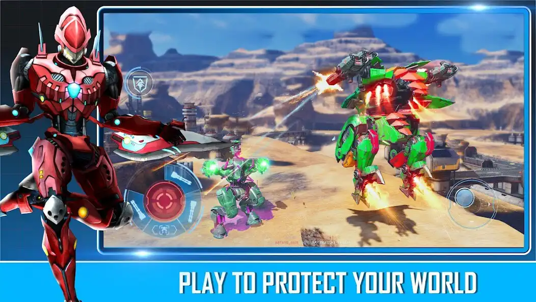 Play Mech Robots - Arena as an online game Mech Robots - Arena with UptoPlay