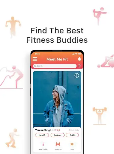 Play MeetMeFit:Find Fitness Buddies  and enjoy MeetMeFit:Find Fitness Buddies with UptoPlay