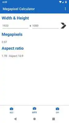 Play Megapixel Calculator